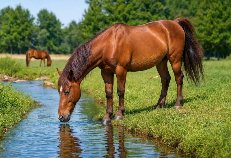 Horse At The Stream 3